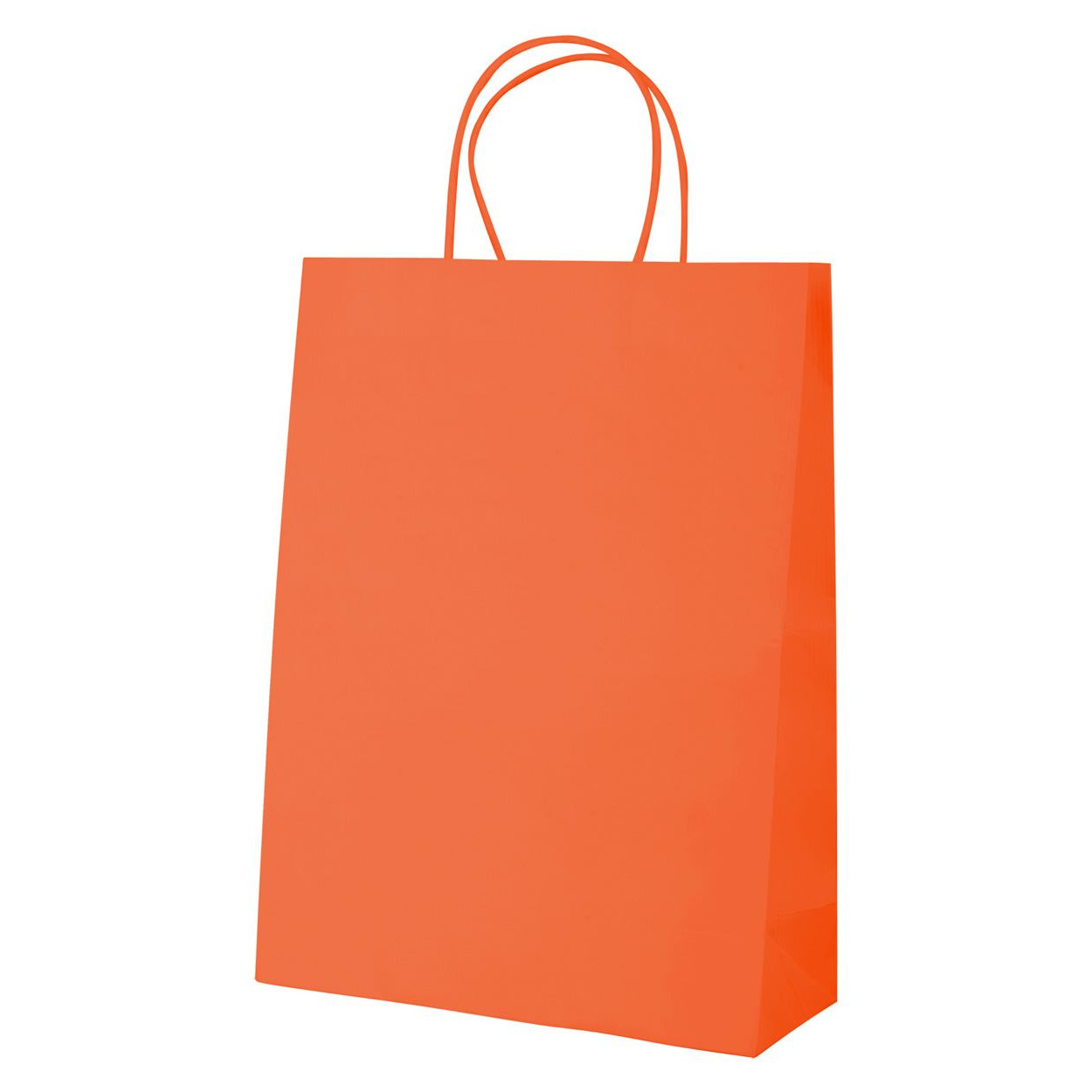 Shopper in carta arancione