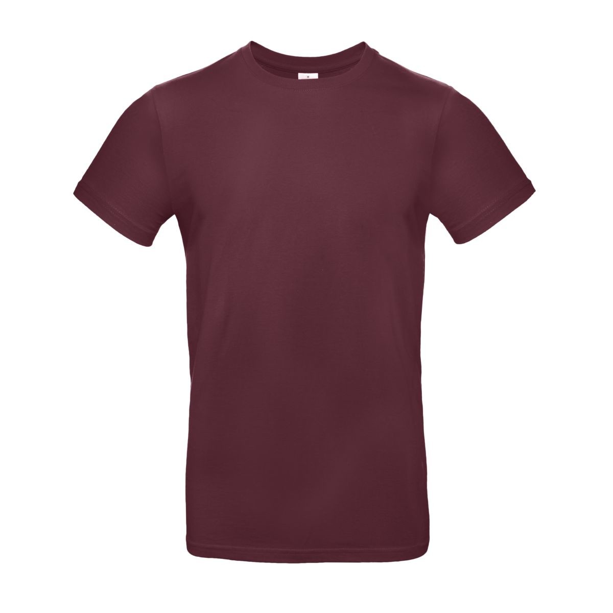 Tshirt uomo maniche corte bordeaux
