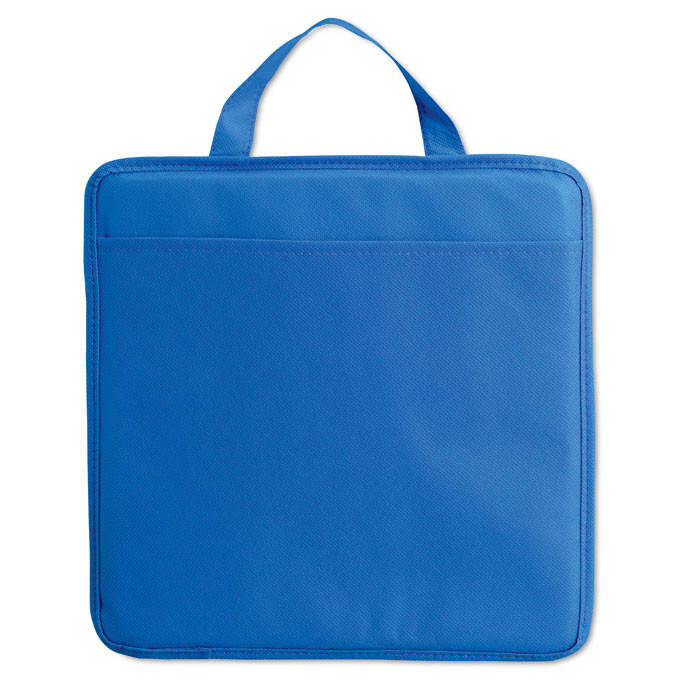 Cuscino per sedia in tnt blu