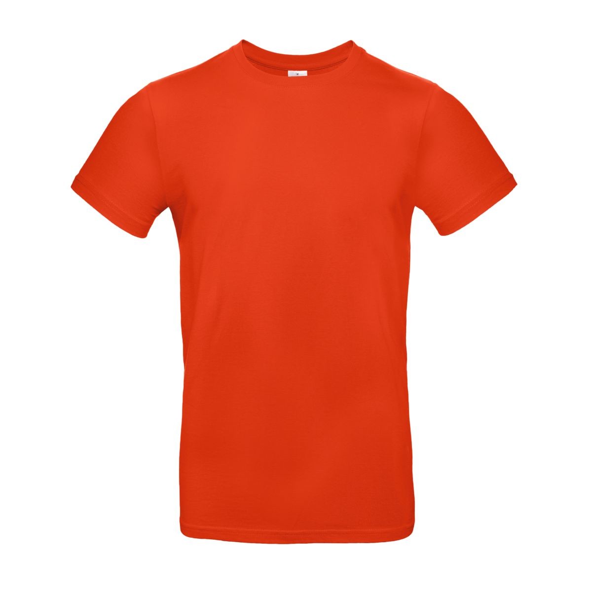 Tshirt uomo maniche corte arancione scuro