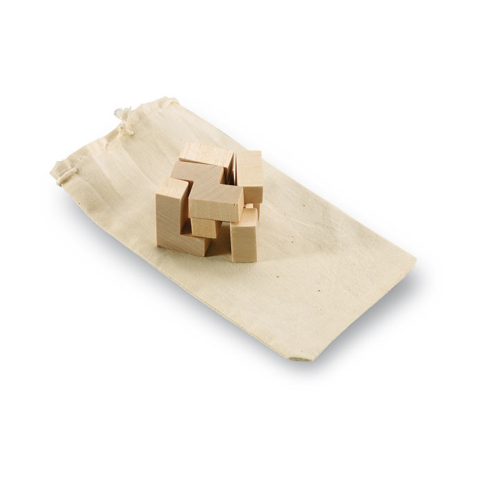 Puzzle in legno con astuccio di cotone