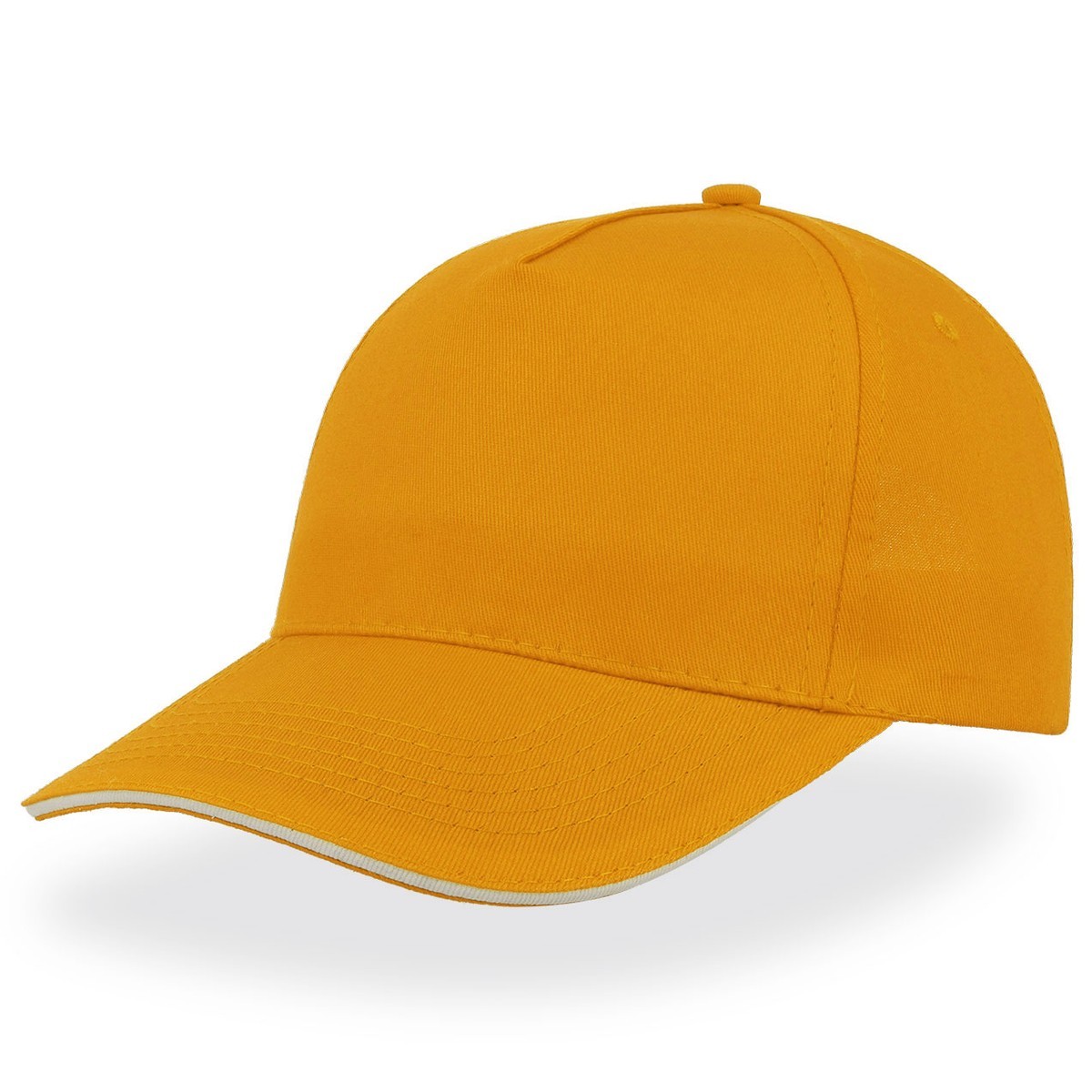 Cappello arancione con visiera