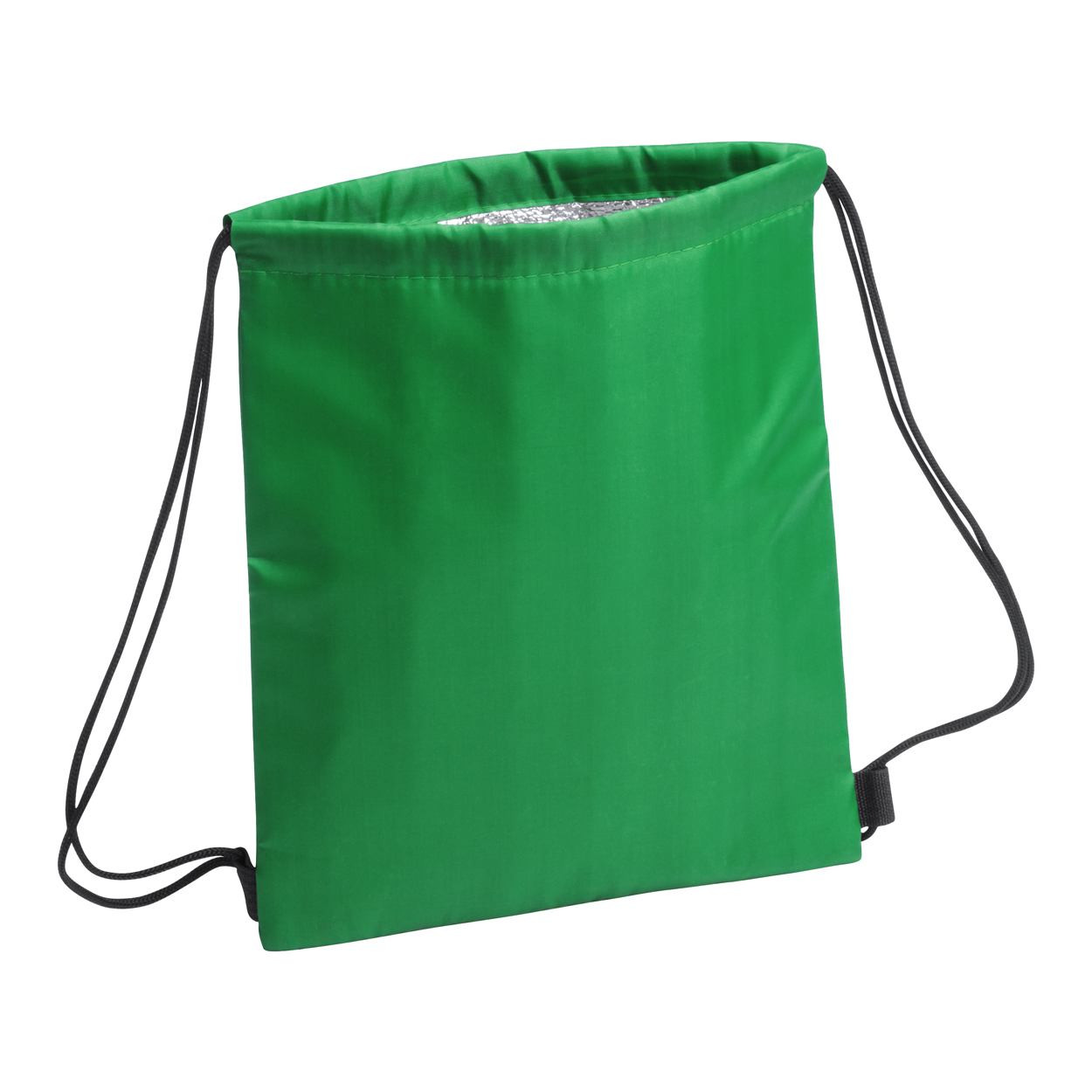 Borsa termica in alluminio e poliestere verde