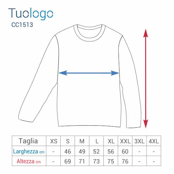 Tabella misure altezza e larghezza
