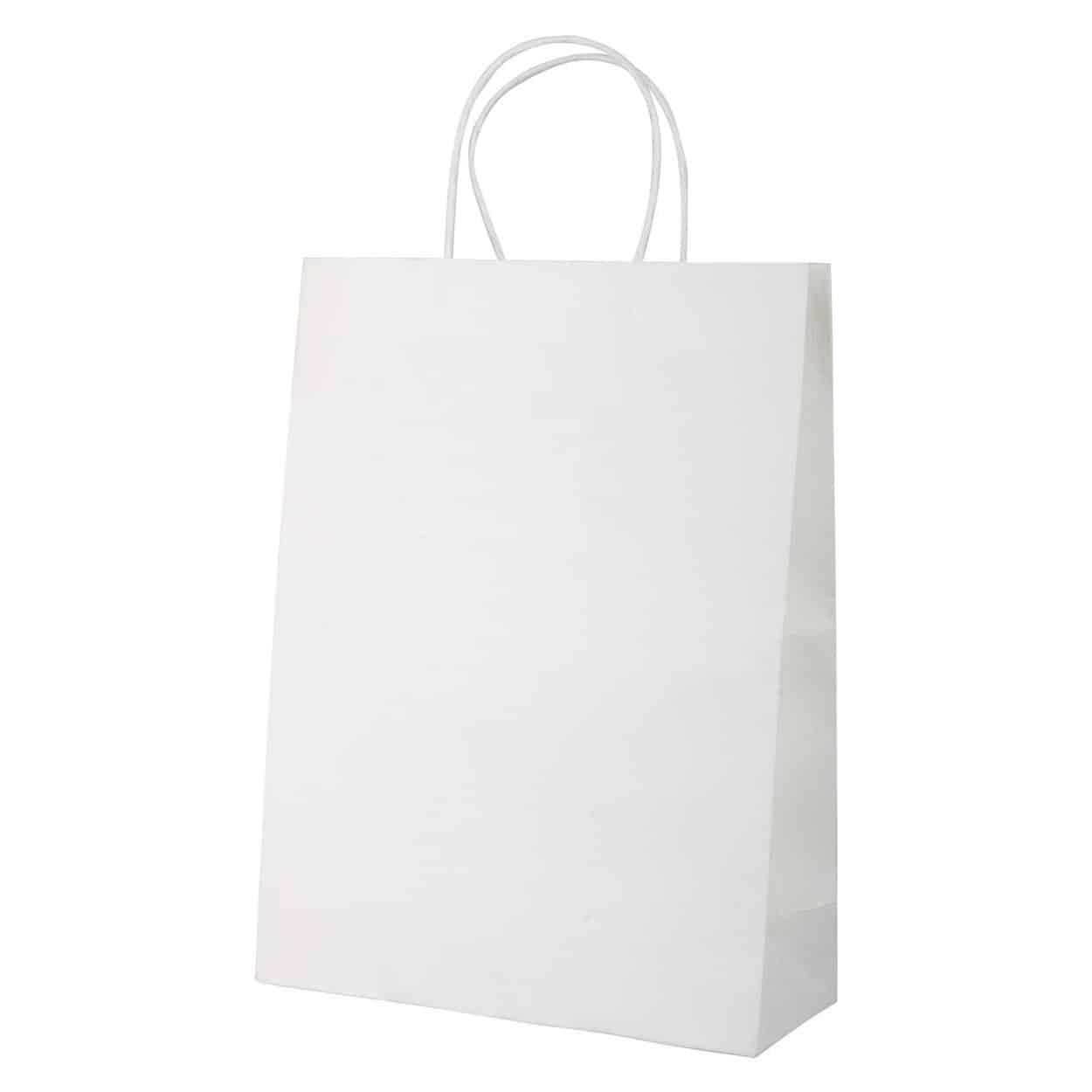 Shopper in carta bianca