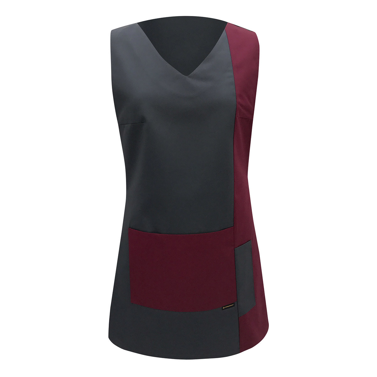 Casacca per centro benessere e parrucchiera colore bordeaux