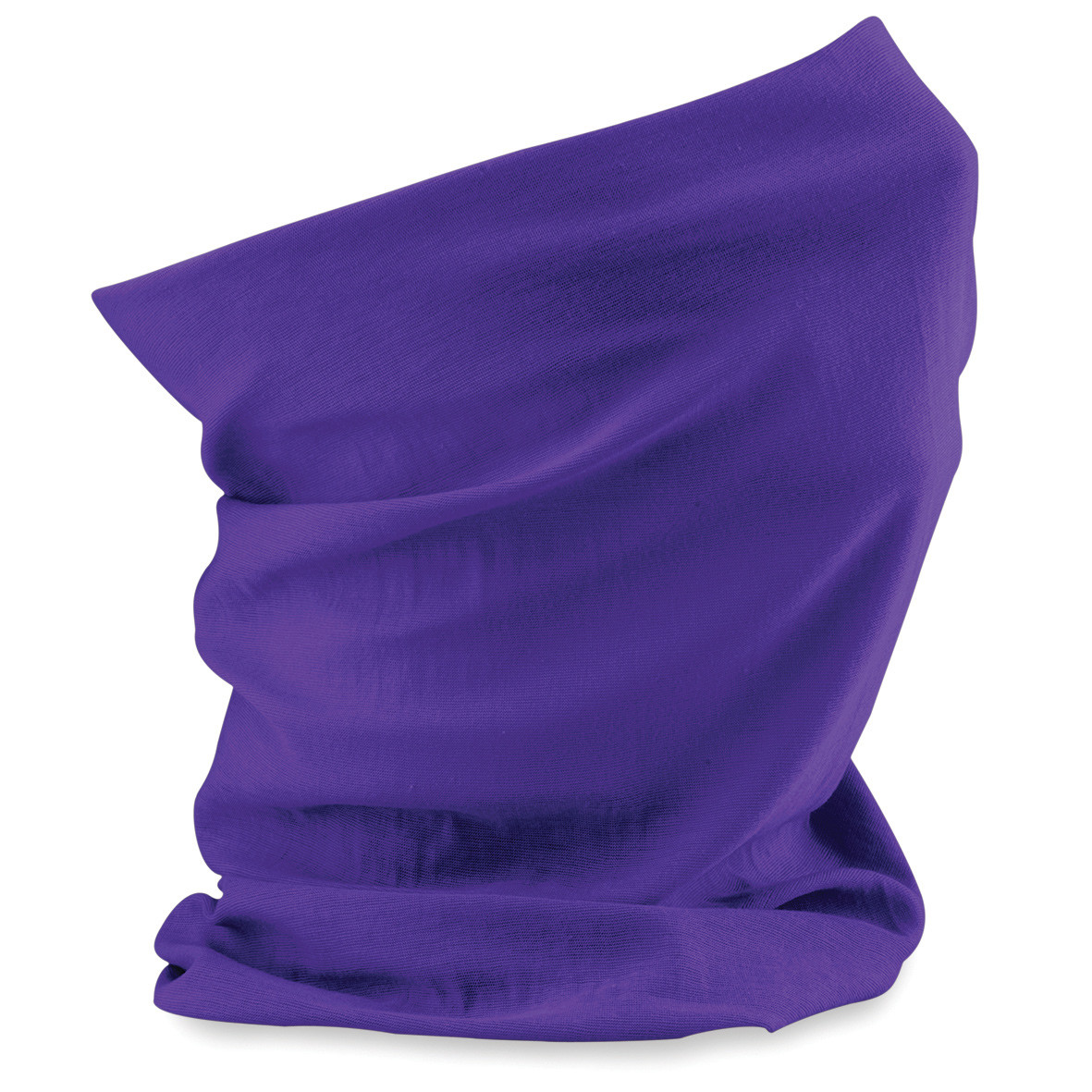 Fascia multiuso in poliestere senza cuciture di colore viola