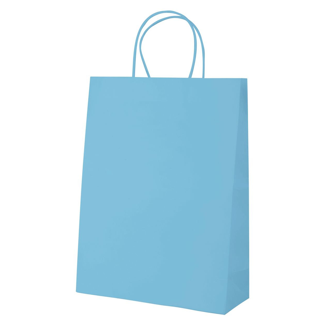 Shopper in carta azzurra