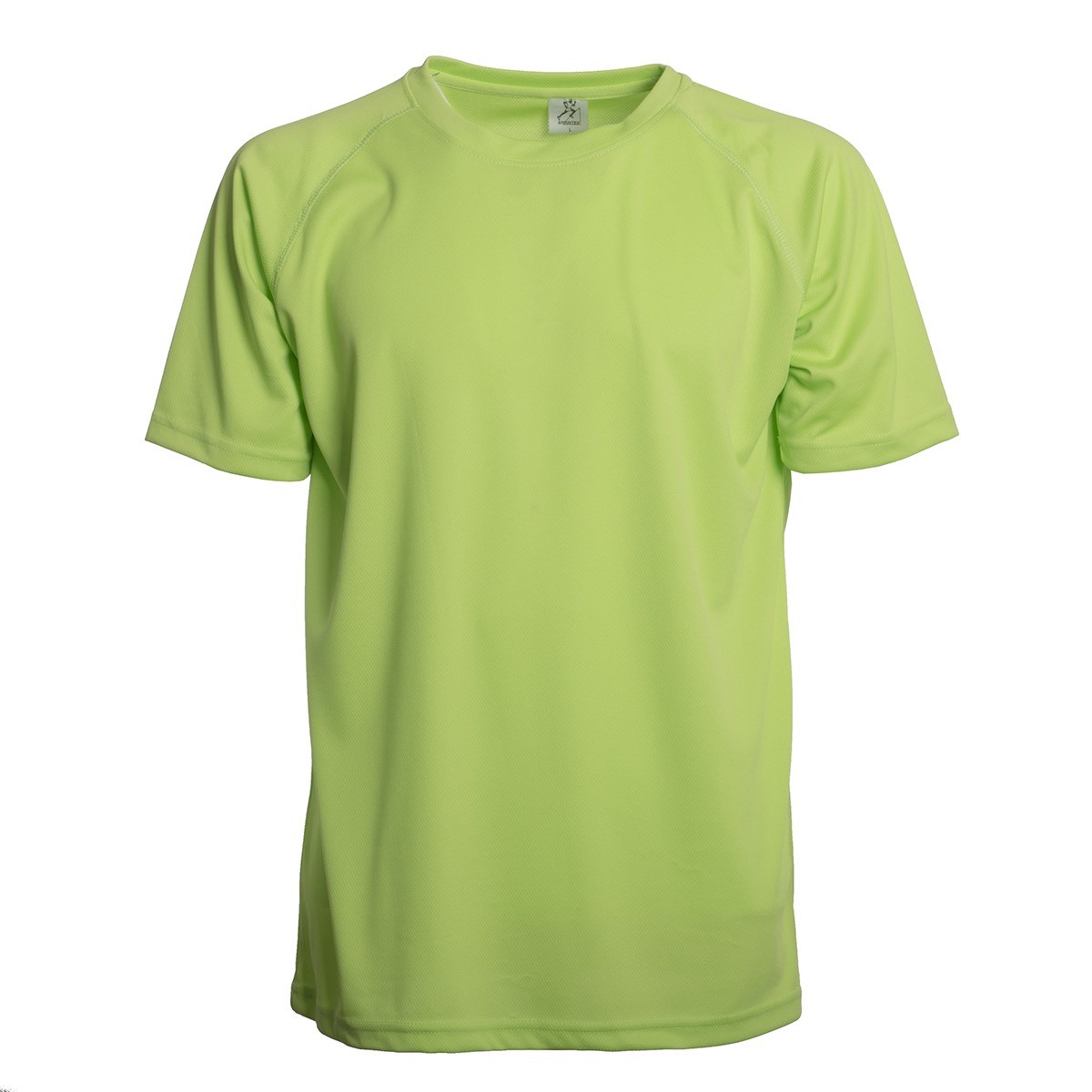 Tshirt sportiva bambino verde in tessuto traspirante