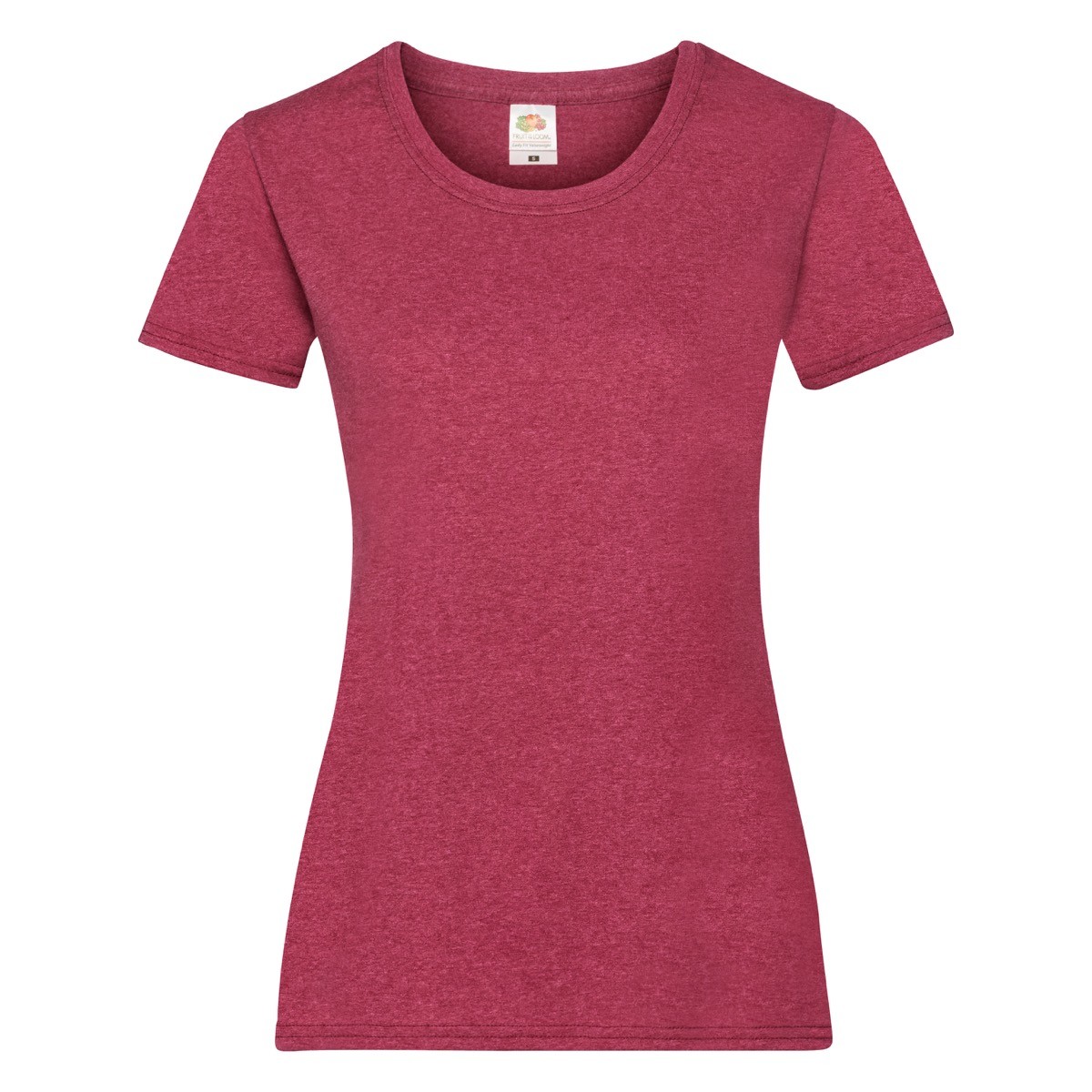 Tshirt donna manica corta rosa 100% cotone