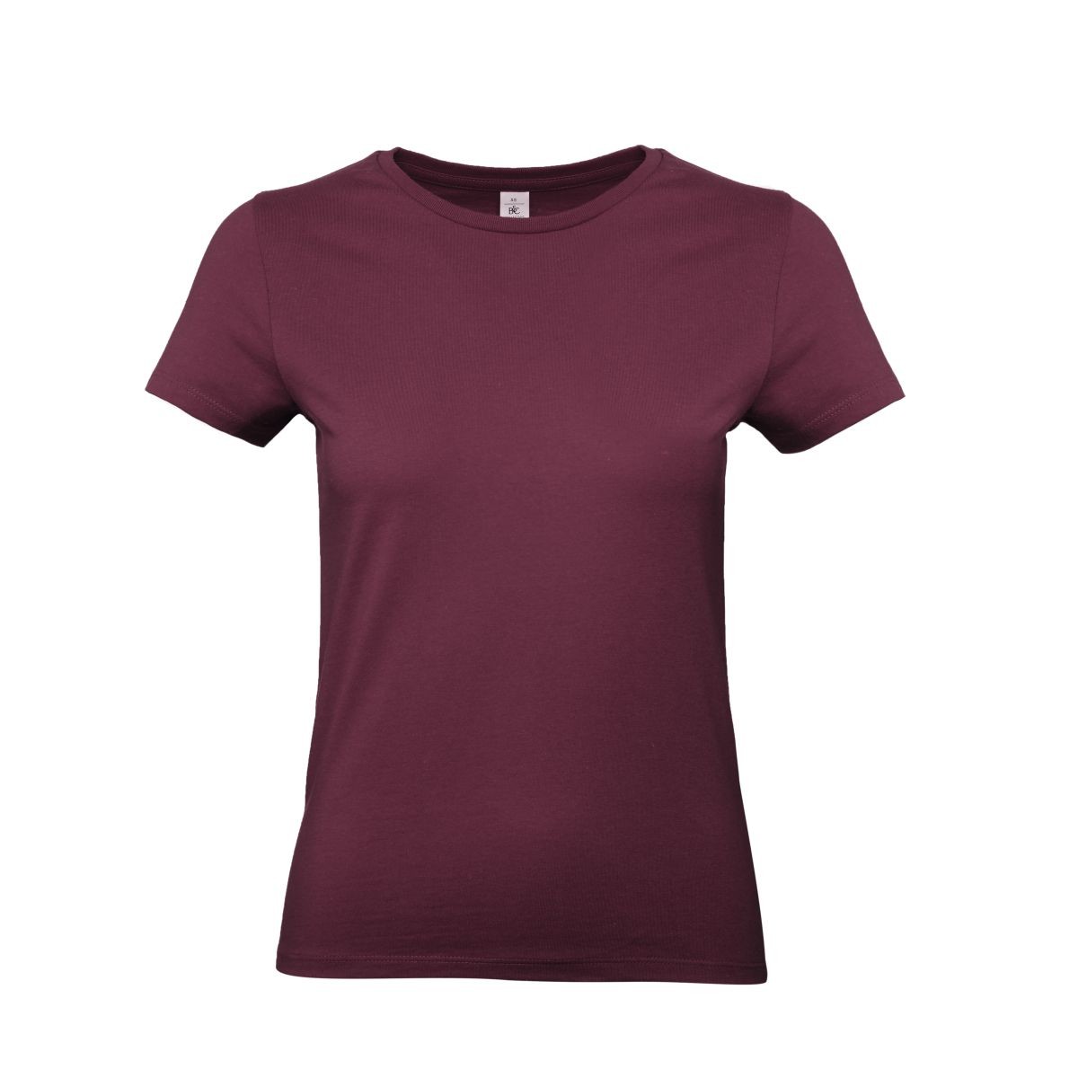 Tshirt donna manica corta bordeaux