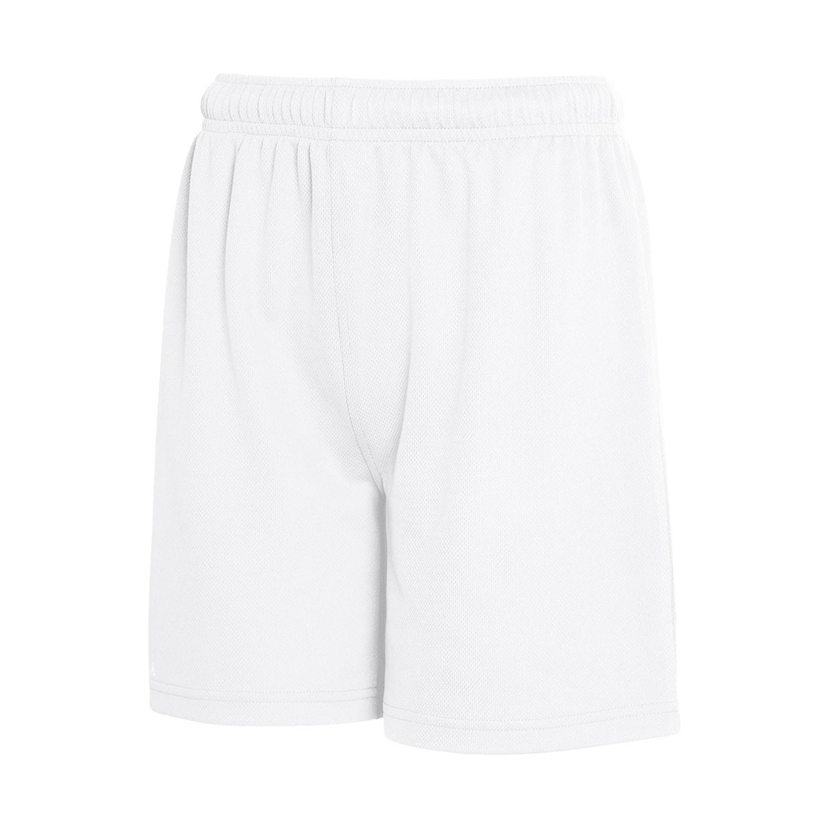 Pantaloncino bianco da bambino con elastico in vita 100% poliestere