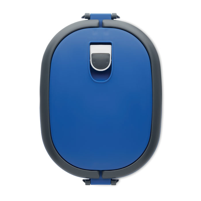 Porta pranzo in pp blu con coperchio a tenuta d