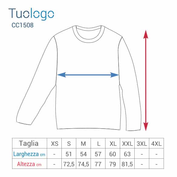Tabella misure altezza e larghezza