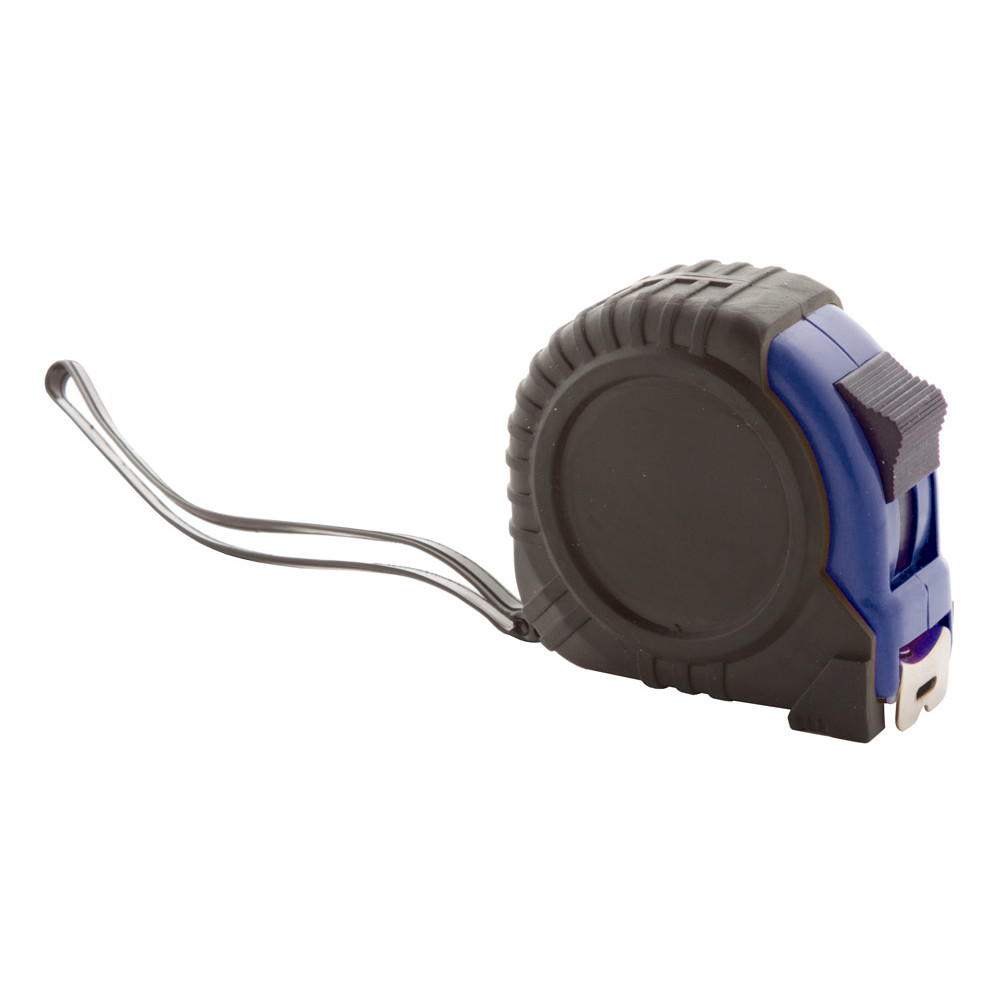 Metro avvolgibile blu con clip di metallo