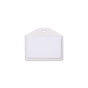 Porta badge orizzontale con asola Perm
