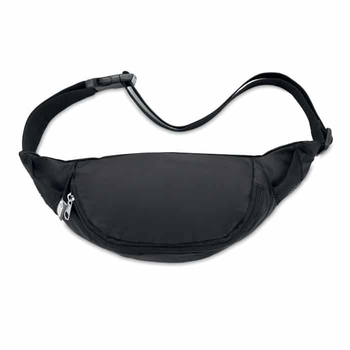 Marsupio in rpet nero con scomparto principale