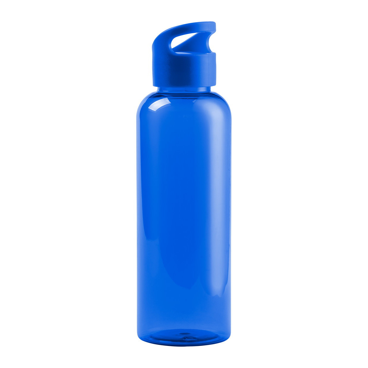 Borraccia in tritan blu tasparente