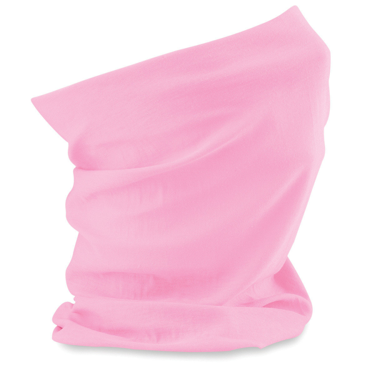 Fascia multiuso in poliestere senza cuciture di colore rosa