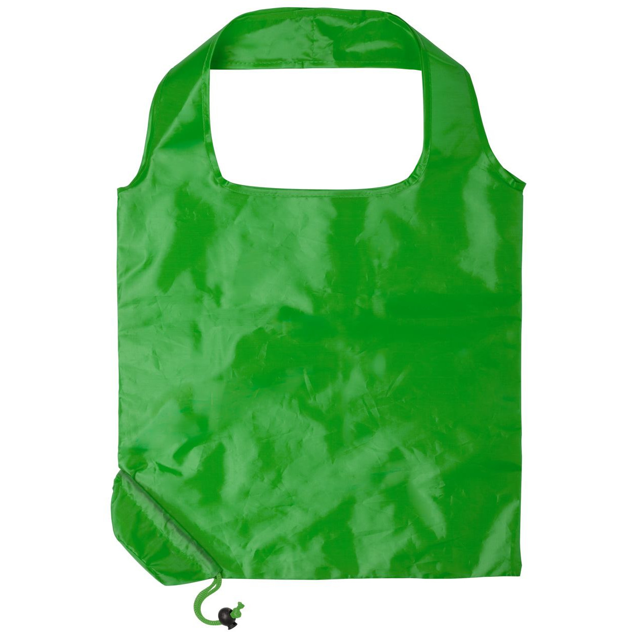 Shopper pieghevole in poliestere verde