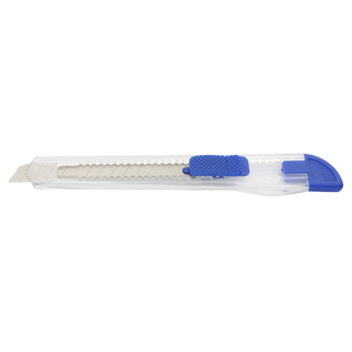 Taglierino in plastica blu