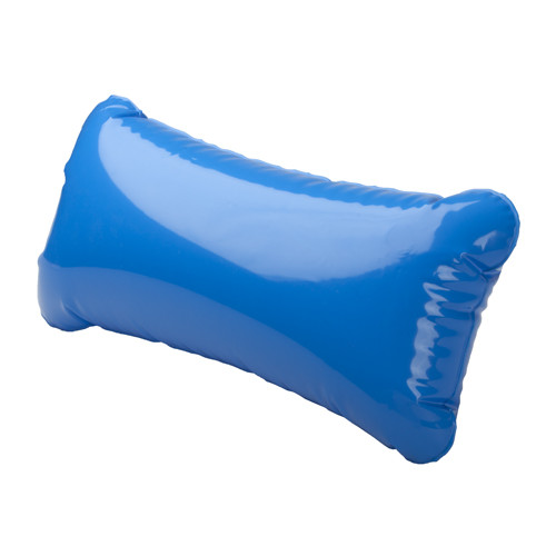 Cuscino gonfiabile blu in pvc