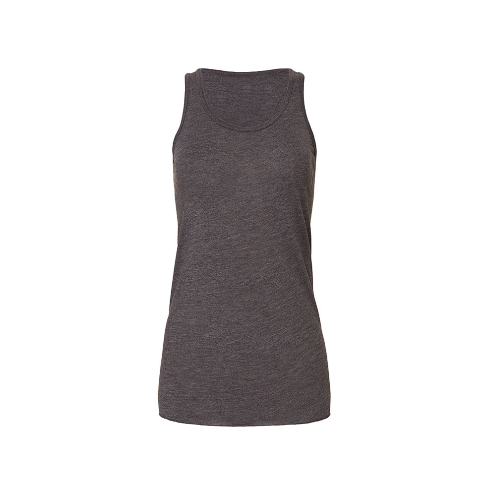 Canottiera di colore grigio scuro melange