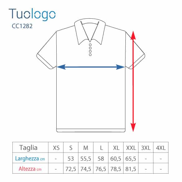 Tabella misure altezza e larghezza
