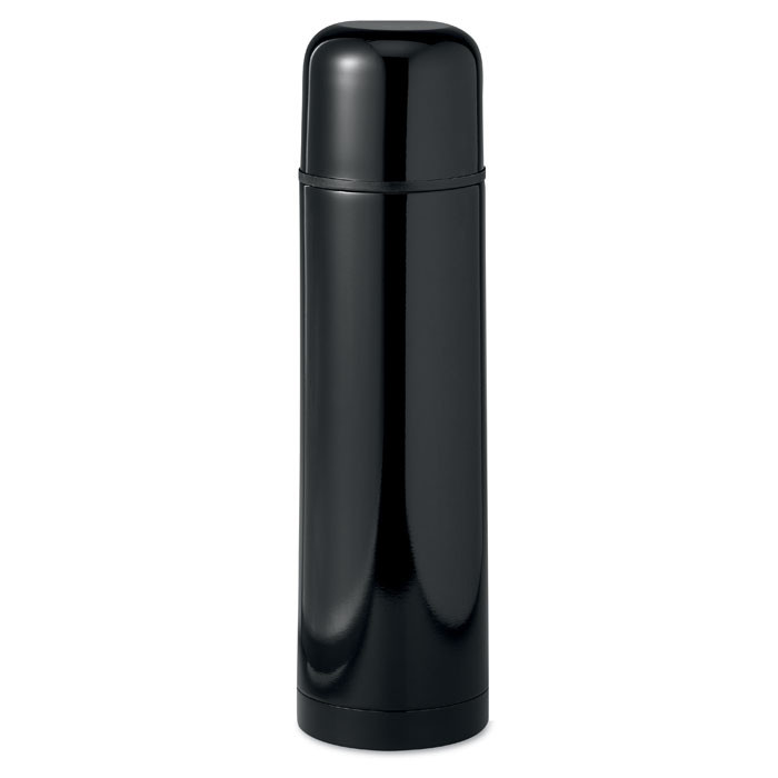 Thermos in acciaio nero