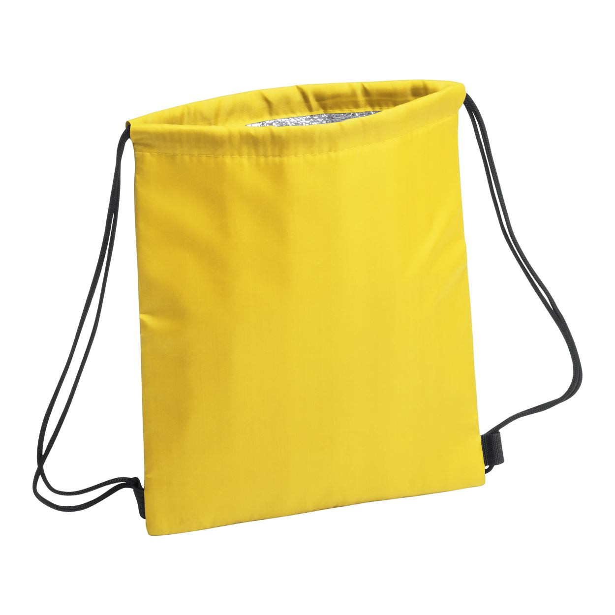 Borsa termica in alluminio e poliestere giallo