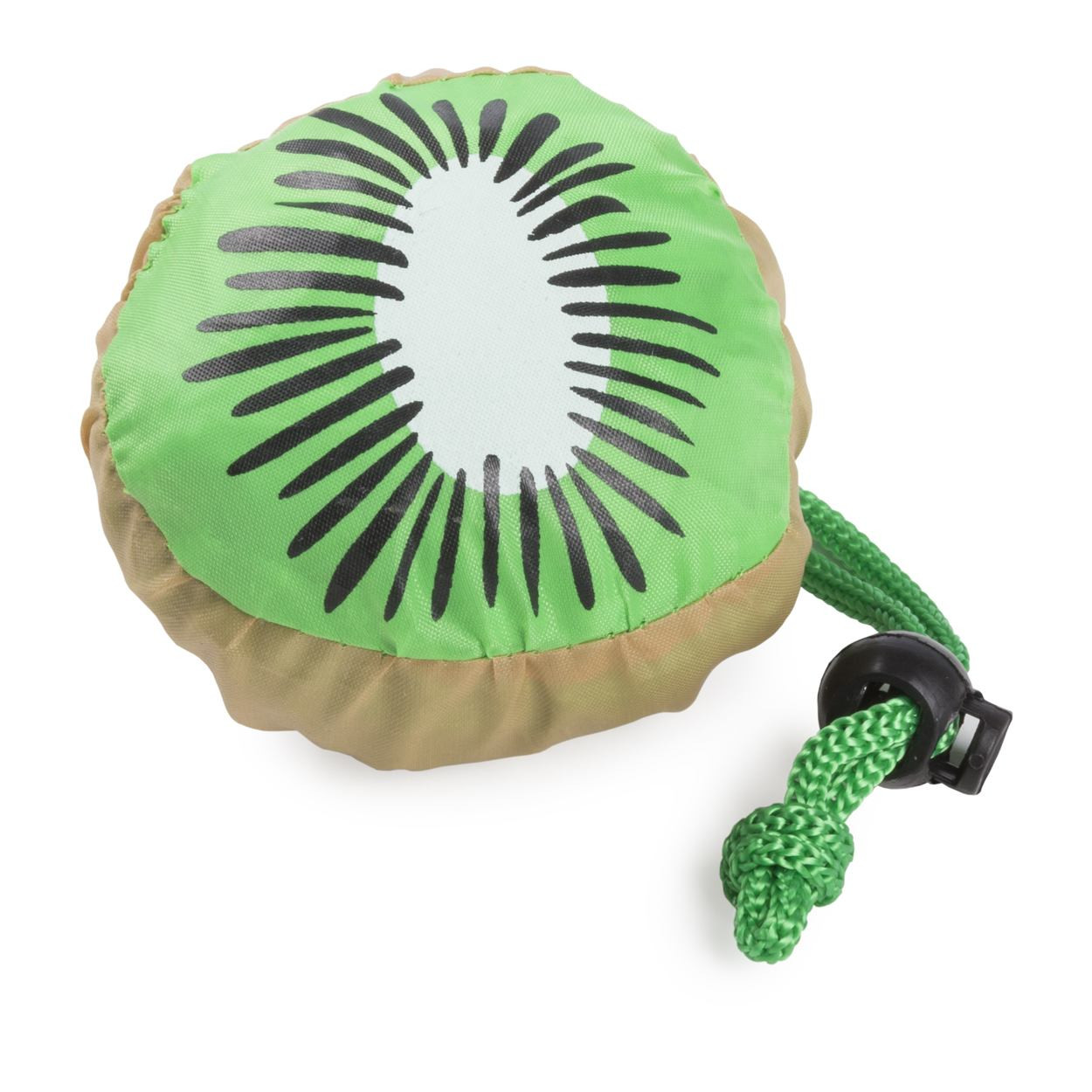 Shopper verde ripiegabile a forma di sacchetto della frutta