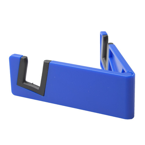 Supporto per smartphone e tablet in plastica blu e nera