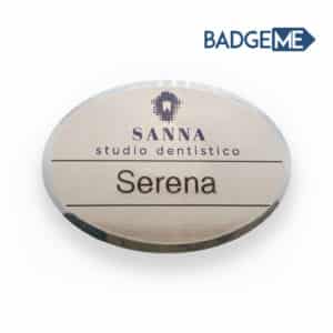 Badge in metallo Oval Premier