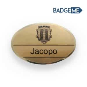 Badge in metallo Oval Ultra