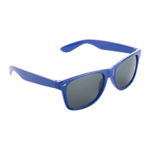 Occhiali da sole in plastica blu