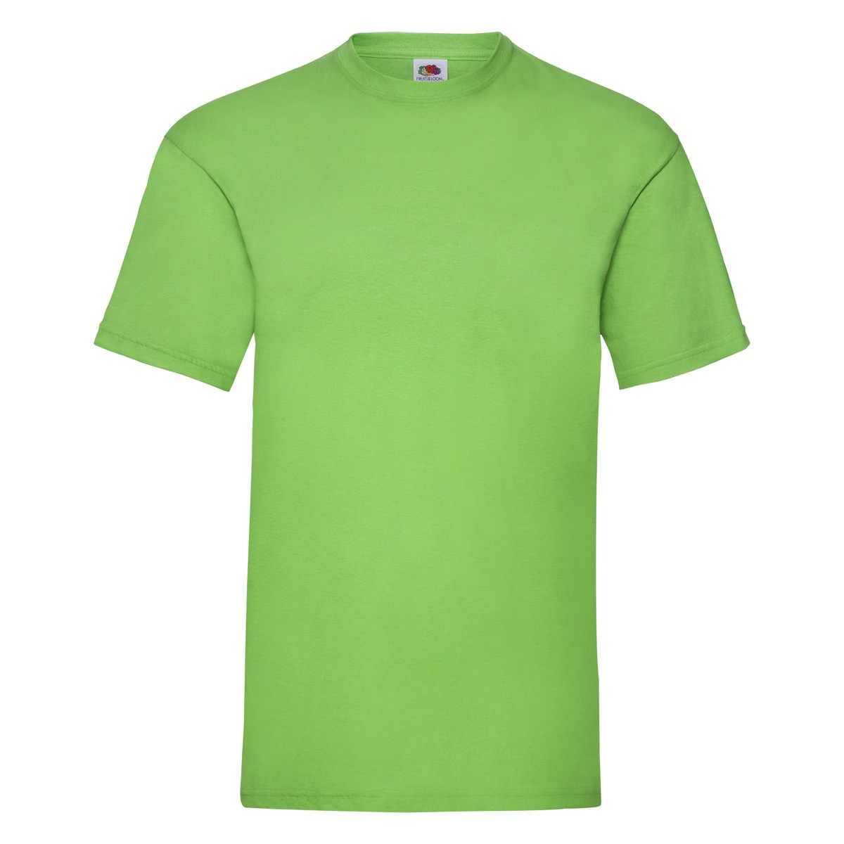 Tshirt in cotone manica corta e girocollo di colore verde prato