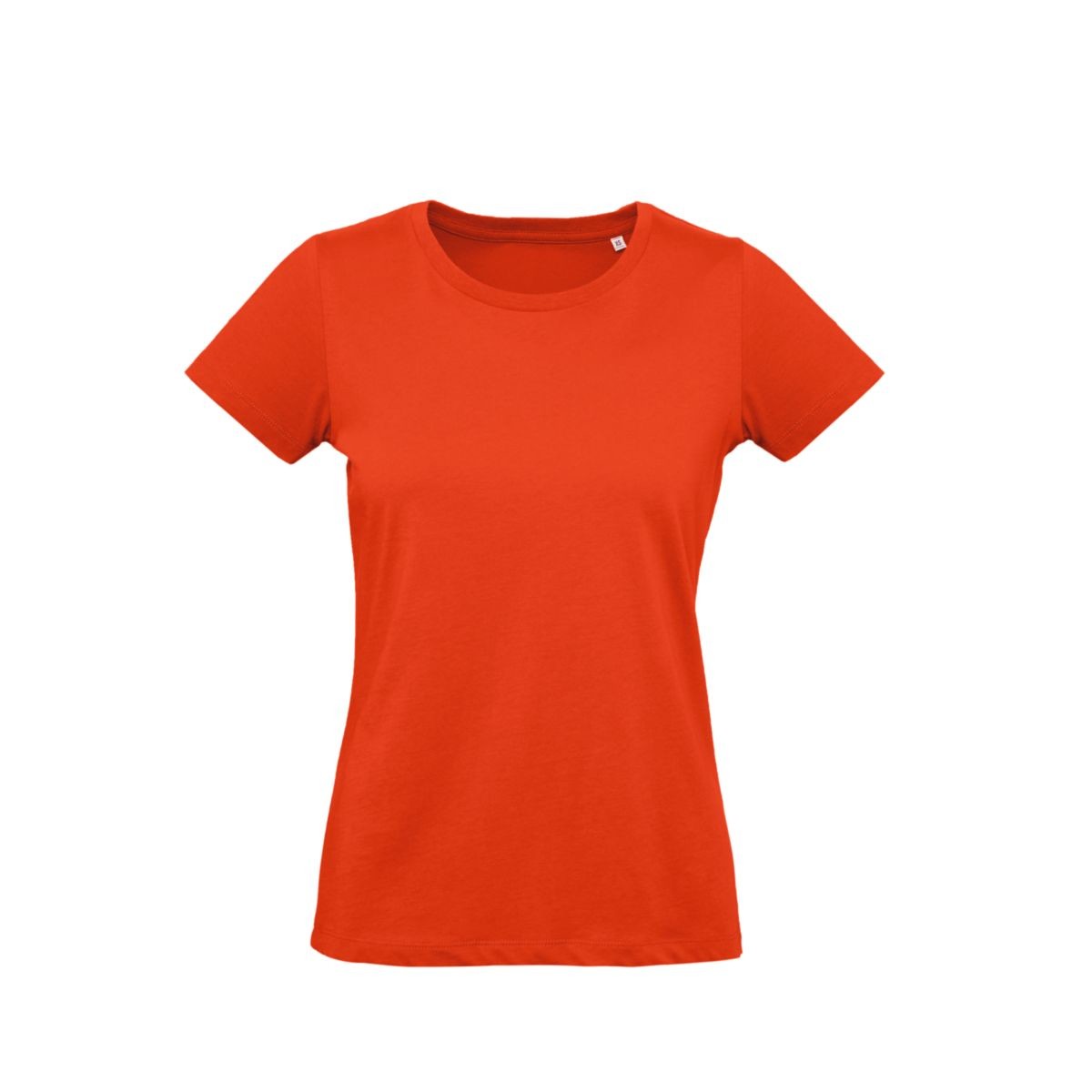 Tshirt donna manica corta arancione scuro