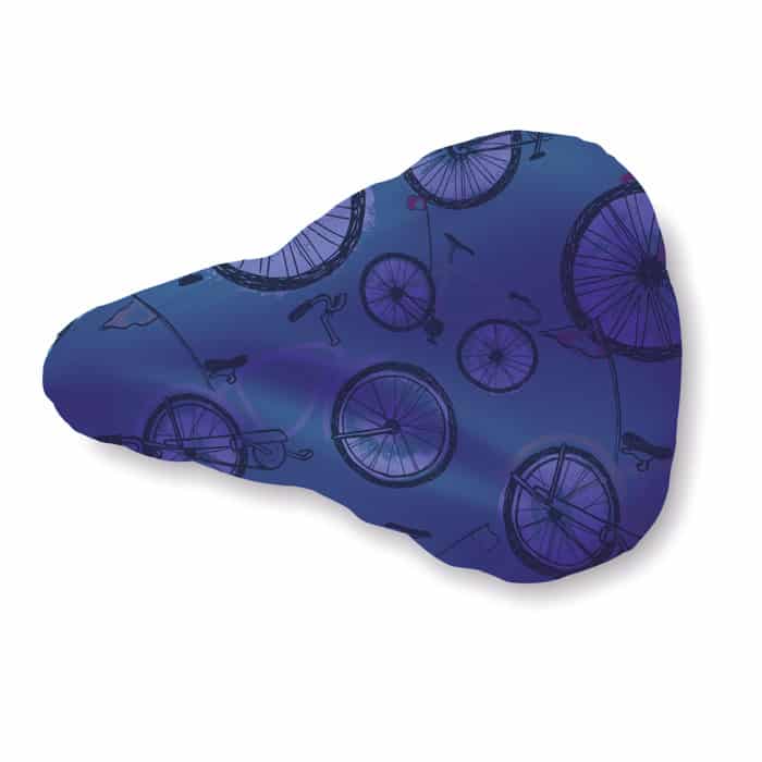 Coprisella per bici in poliestere con logo