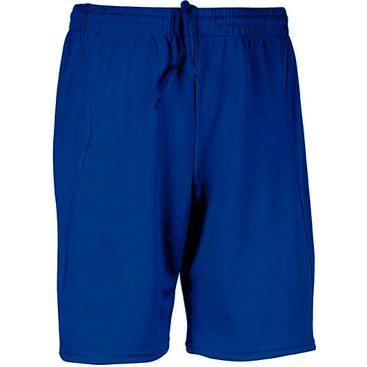 Pantaloncino da calcio blu 100% poliestere