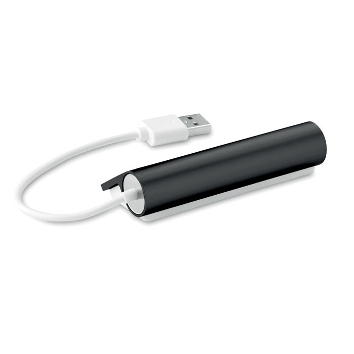 Hub con quattro ingressi usb nero e bianco