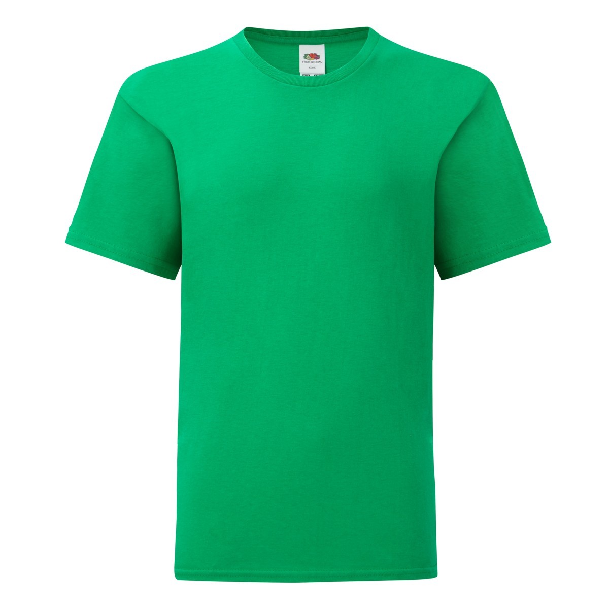 Tshirt girocollo rossa da bambino con manica corta