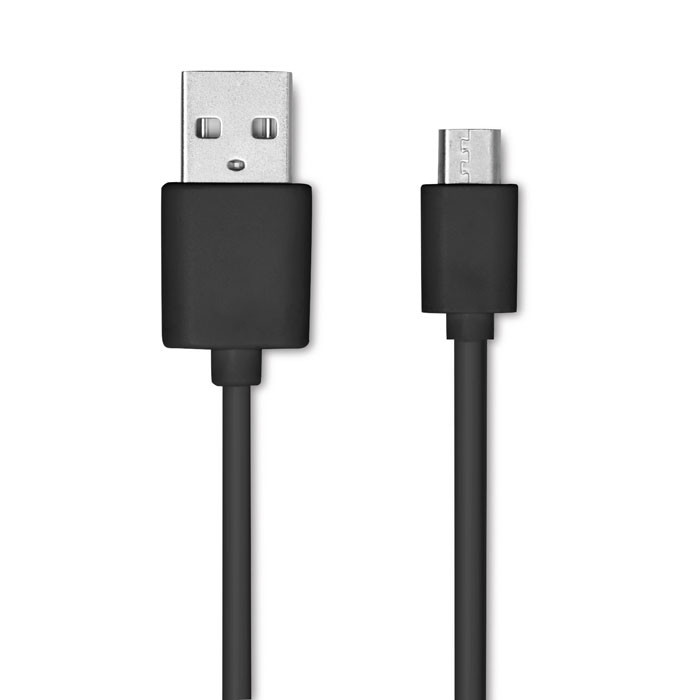 Cavo usb e micro usb nero