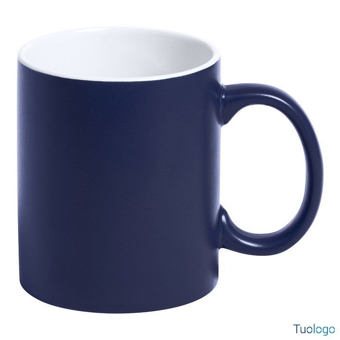 Tazza nera con interno bianco