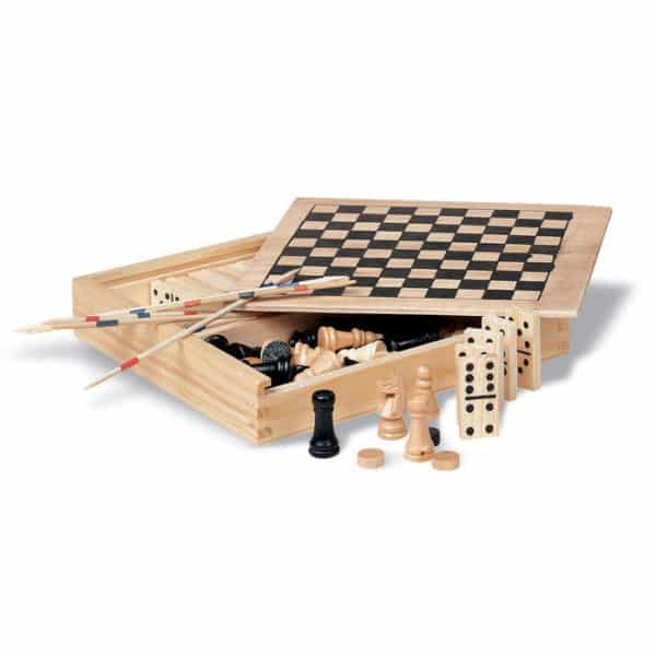 Set da quattro giochi in legno