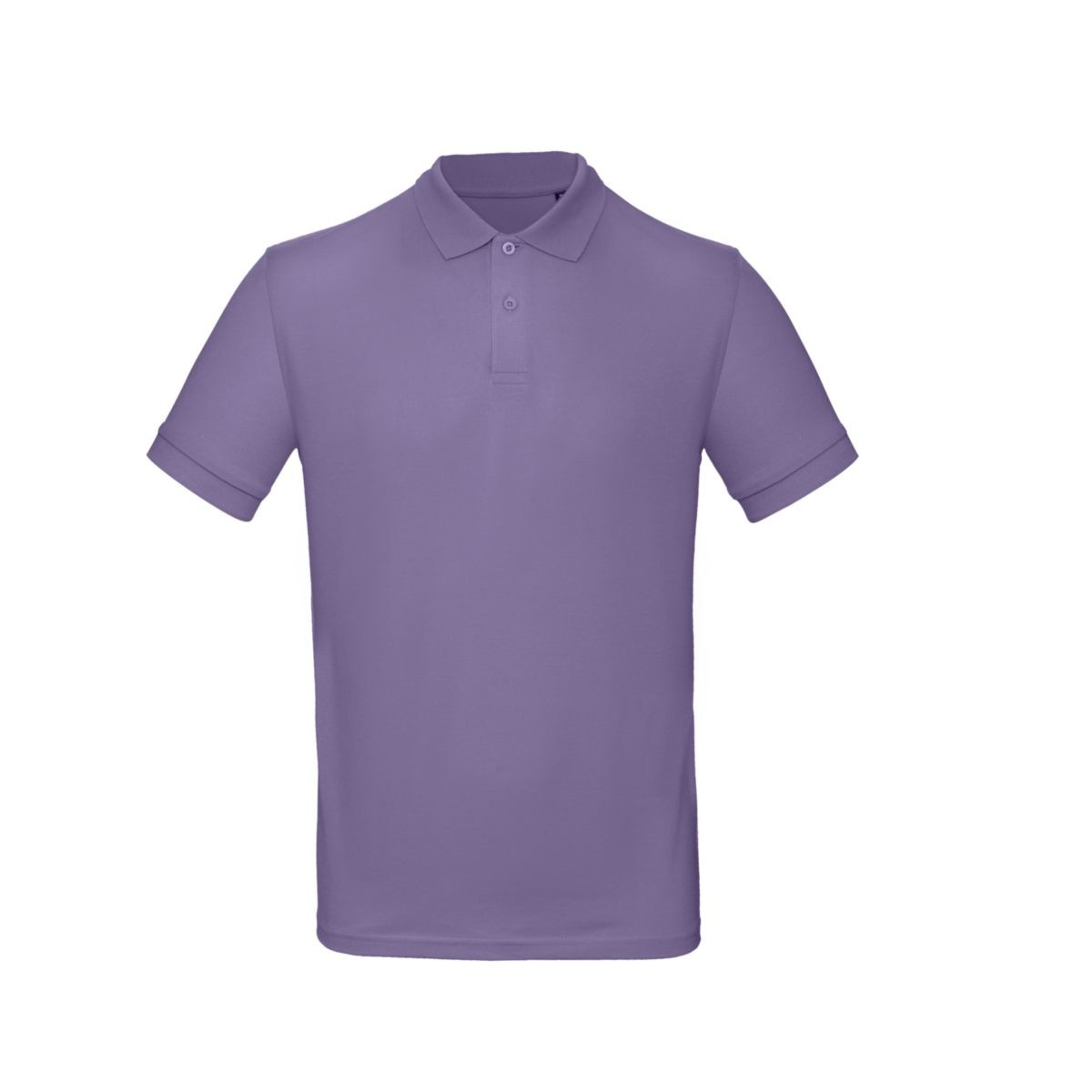 Polo uomo millenia lilac manica corta con 2 bottoni