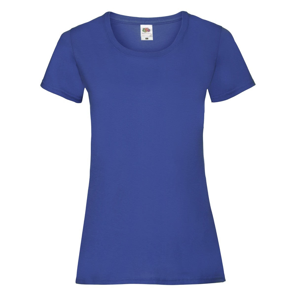 Tshirt donna manica corta blu 100% cotone
