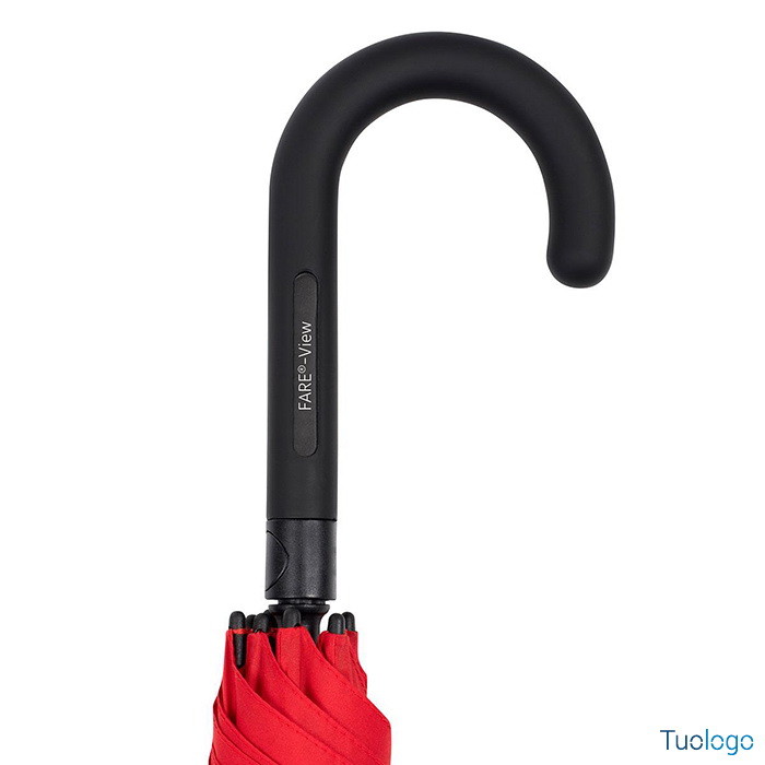 Dettaglio manico in plastica nera dell