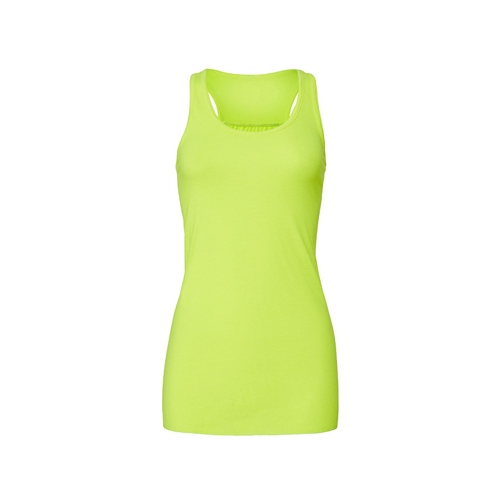 Canottiera di colore verde fluo