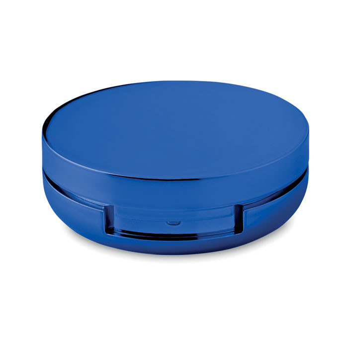 Specchietto lucidalabbra con finitura metallizzata blu