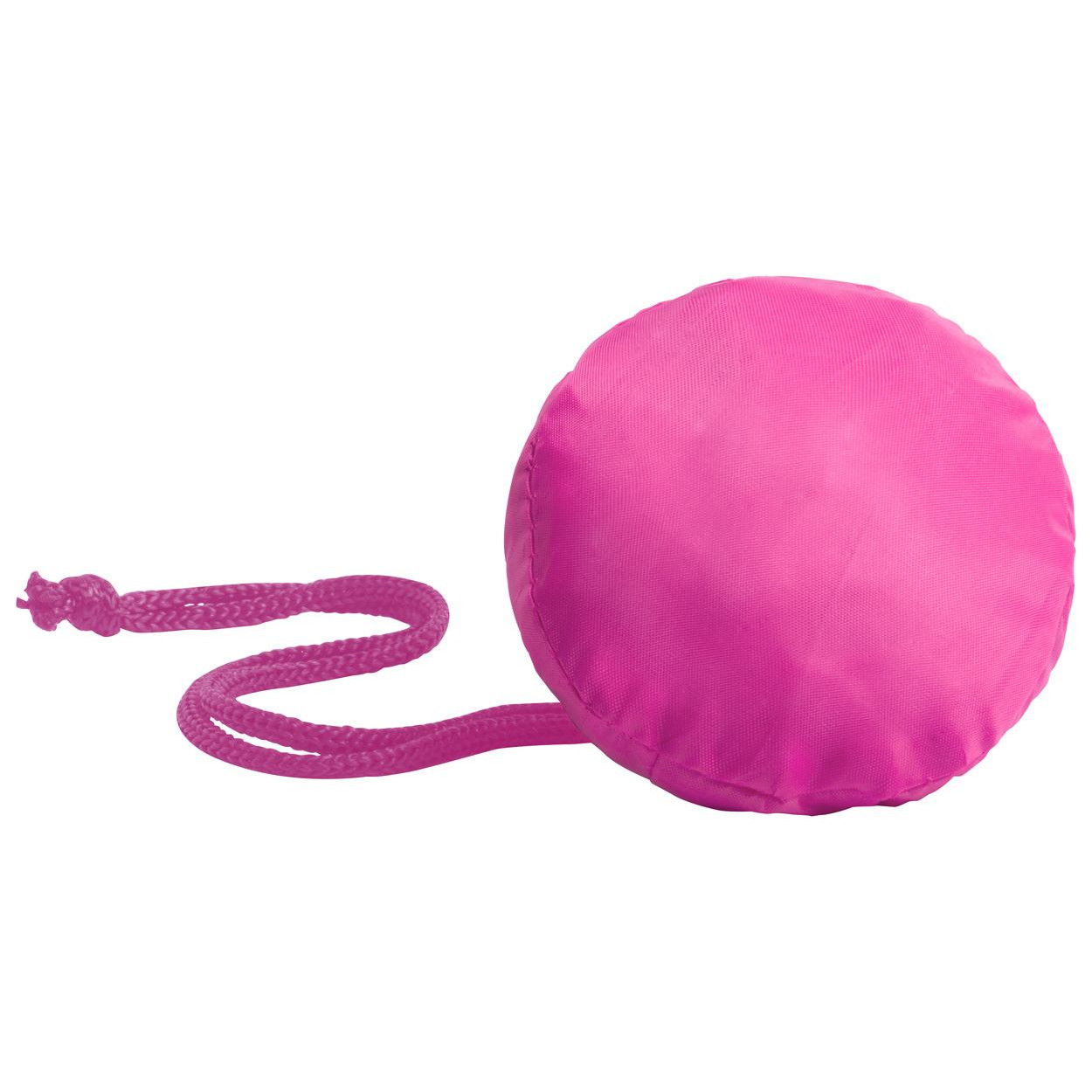 Shopper pieghevole in poliestere rosa